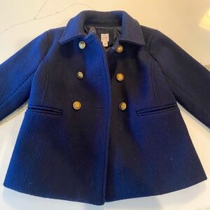 Baby Gap Toddler Navy Blue Pea Coat